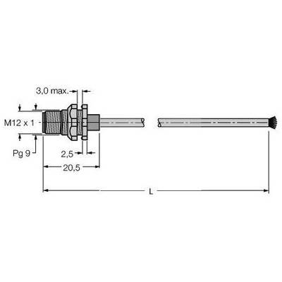 Turck U8639-05 Érzékelő-/működtető összekötő, konfekcionált 1 db