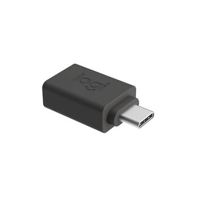 Egy ismert márka fekete USB-C-adaptere.