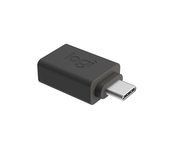 Logitech USB-C® Átalakító [1x USB-C® dugó - 1x USB 3.2 Gen 1 A alj] Logitech - USB-Adapter - 24 pin USB-C (M) zu USB (W) 0 mm