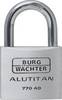 Burg Wächter 36061 Függő lakat 40.00 mm Különböző időben záródó Alumínium Kulcsos zár