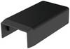 KOPOS 8921_FB Kábelcsatorna Végdarab (Sz x Ma) 20 mm x 10 mm 1 db Fekete