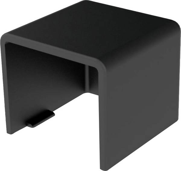 KOPOS 8621_FB Kábelcsatorna Végdarab (Sz x Ma) 20 mm x 20 mm 1 db Fekete