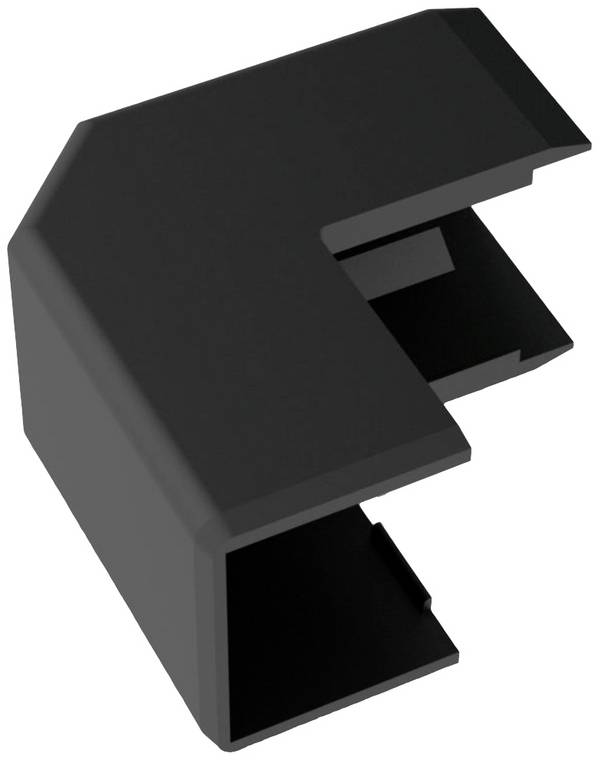 KOPOS 8626_FB Kábelcsatorna Külső sarok (Sz x Ma) 20 mm x 20 mm 1 db Fekete