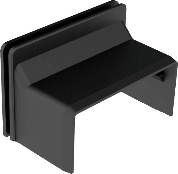 KOPOS 8639_FB Kábelcsatorna Átvezető elem (Sz x Ma) 40 mm x 20 mm 1 db Fekete