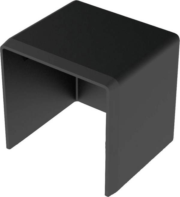 KOPOS 8641_FB Kábelcsatorna Végdarab (Sz x Ma) 40 mm x 40 mm 1 db Fekete