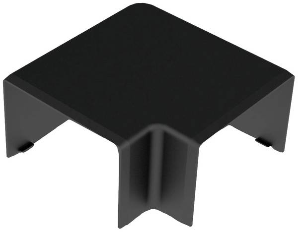 KOPOS 8653_FB Kábelcsatorna Alacsony szög (Sz x Ma) 60 mm x 40 mm 1 db Fekete