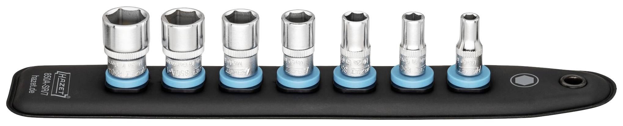 Hazet 850A-SR/7 850A-SR/7 Dugaszsor Meghajtás (csavarhúzó) 1/4 (6,3 mm) 245 mm 1 db