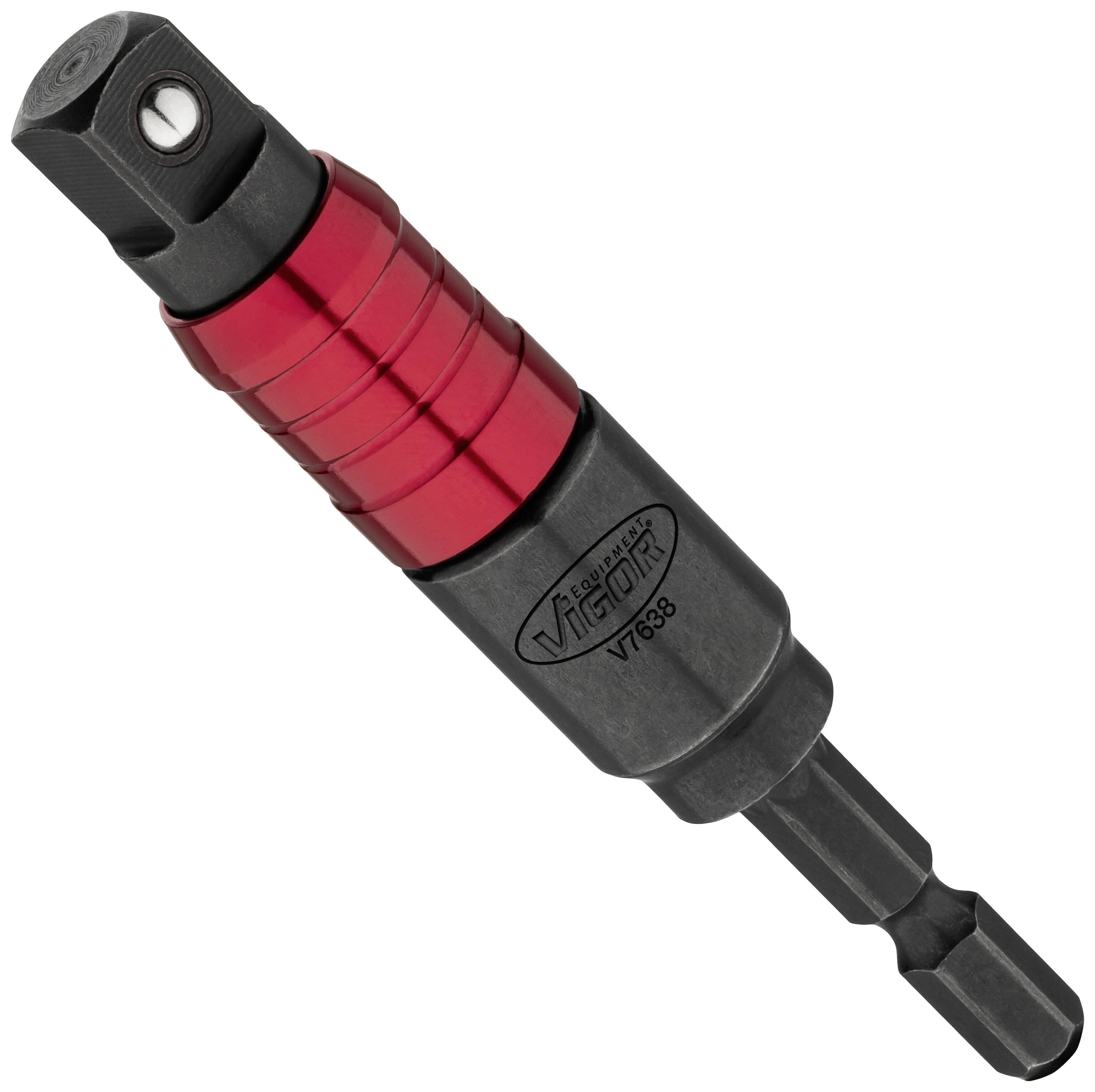 Vigor V7638 Dugókulcs adapter Meghajtás (csavarhúzó) 1/4 (6,3 mm) 92 mm 1 db