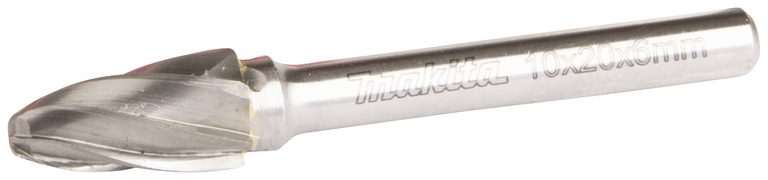 Makita B-52794 Maróstift Keményfém Kerek ív Átmérő 10 mm Munkahossz 20 mm Szár átmérő 6 mm 1 db