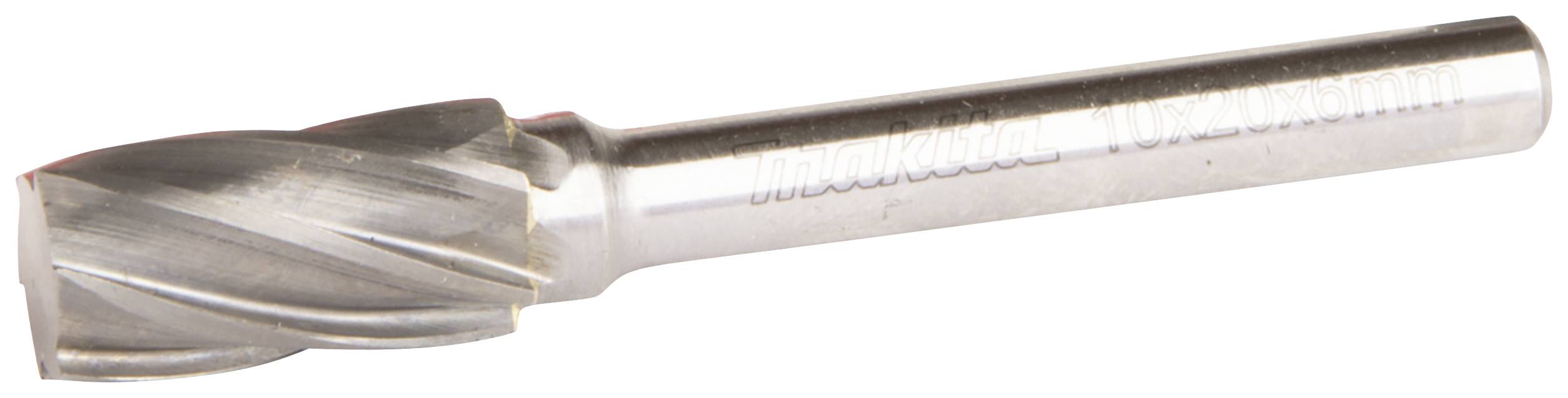 Makita B-52738 Maróstift Keményfém henger Hossz 20 mm Átmérő 10 mm Munkahossz 20 mm Szár átmérő 6 mm 1 db