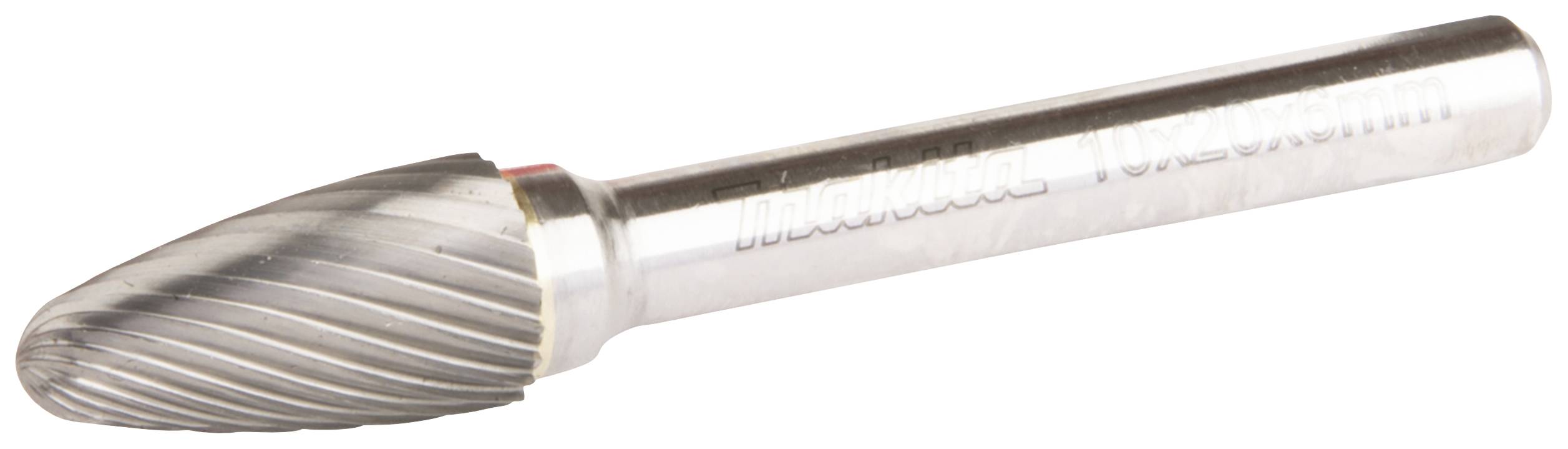 Makita B-52772 Maróstift Keményfém Kerek ív Átmérő 10 mm Munkahossz 20 mm Szár átmérő 6 mm 1 db