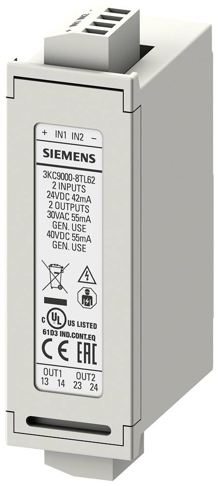 Siemens 3KC9000-8TL62 Bővítő modul 1 db 2 záró darab