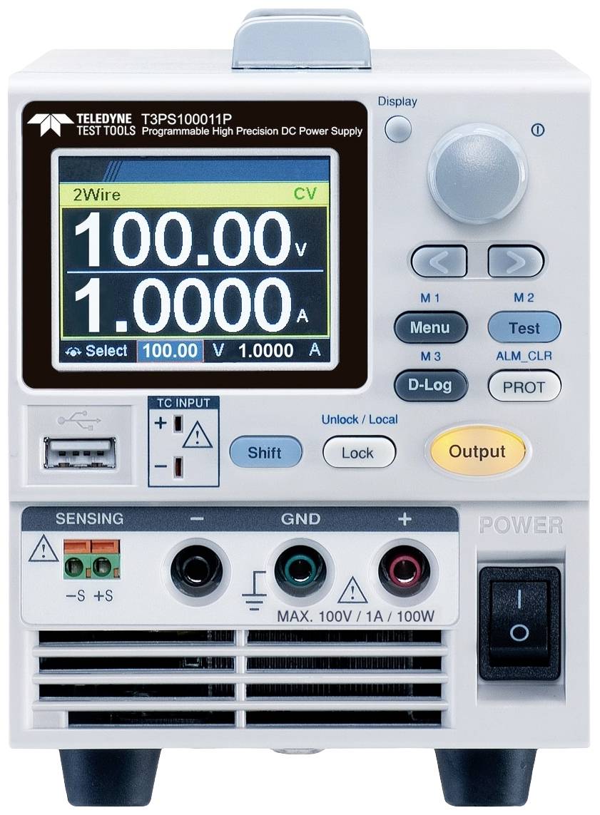 Teledyne LeCroy T3PS100011P Labortápegység, szabályozható 0 - 100 V 0 - 1 A 100 W Kimenetek száma 1 x