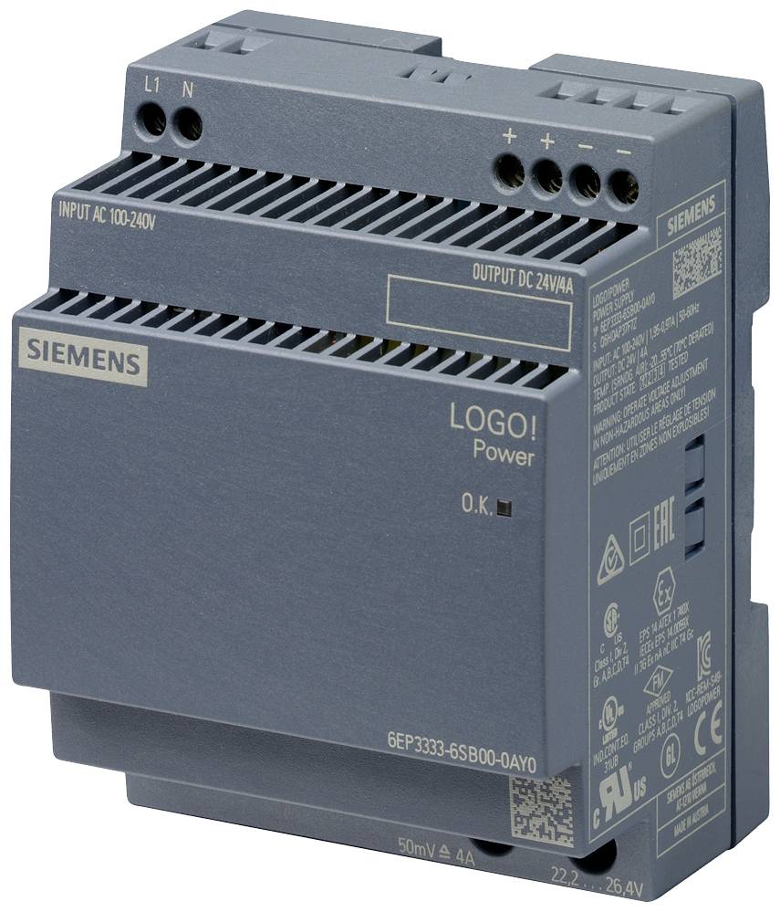 Siemens 6EP33336SC000AY0 Kalapsínes tápegység Tartalom, tartalmi egységek rendelésenként 1 db