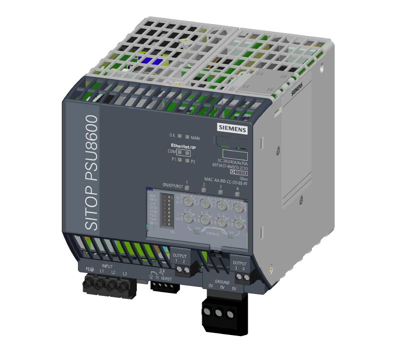 Siemens 6EP34378MB102CY0 Kalapsínes tápegység Tartalom, tartalmi egységek rendelésenként 1 db