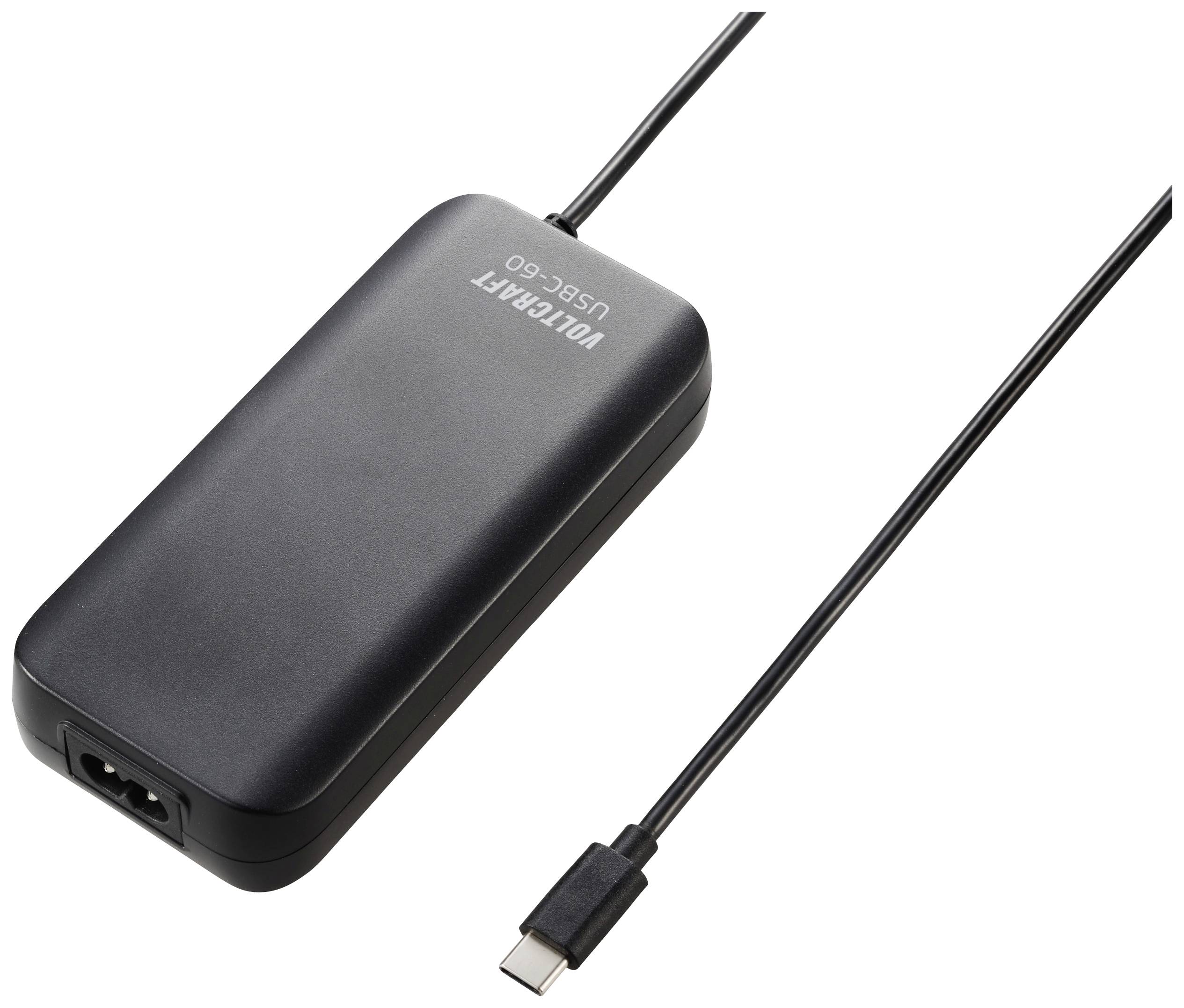Fekete USB-C töltőkábellel ellátott töltő, alkalmas különféle elektronikai eszközökhöz.