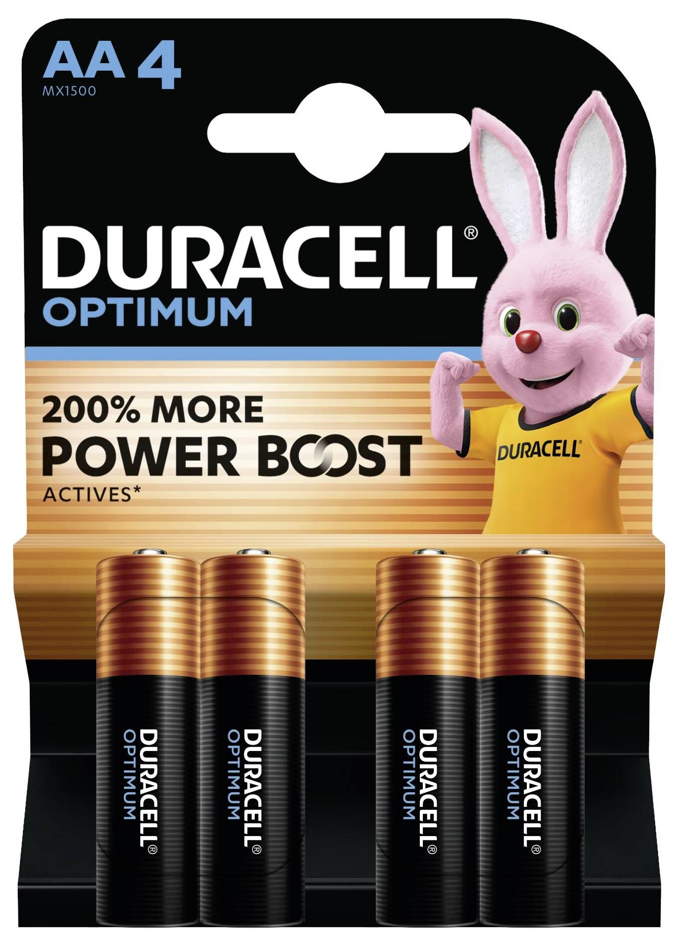 Duracell Optimum Ceruzaelem Alkáli mangán 1.5 V 4 db
