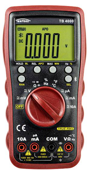 Testboy TB 4000 Kézi multiméter digitális CAT III 600 V