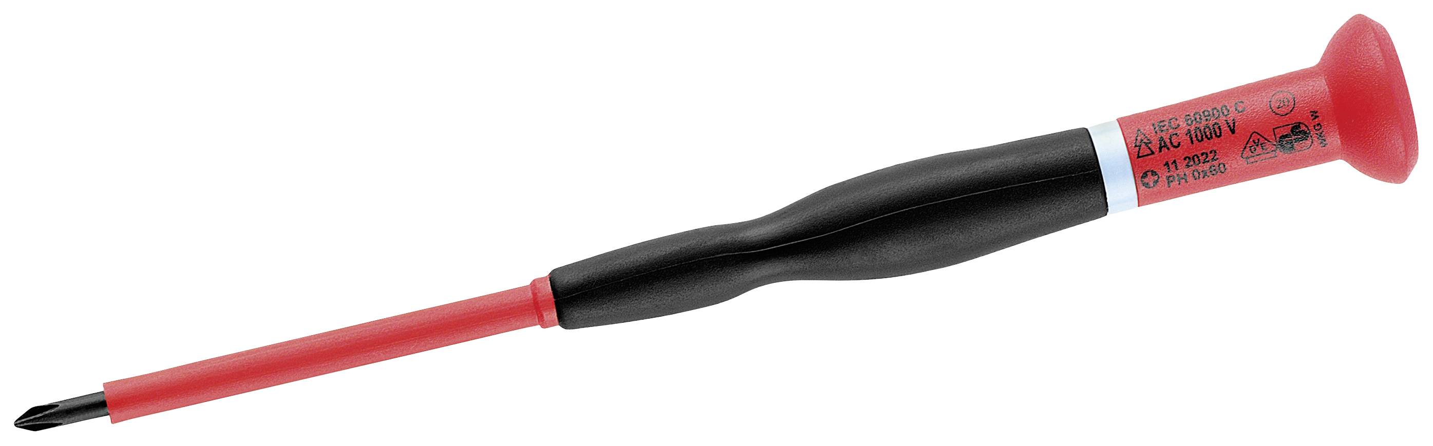 Cimco Cimco Werkzeuge 112022 VDE Kereszthornyú csavarhúzó PH 0 Penge hossz: 40 mm