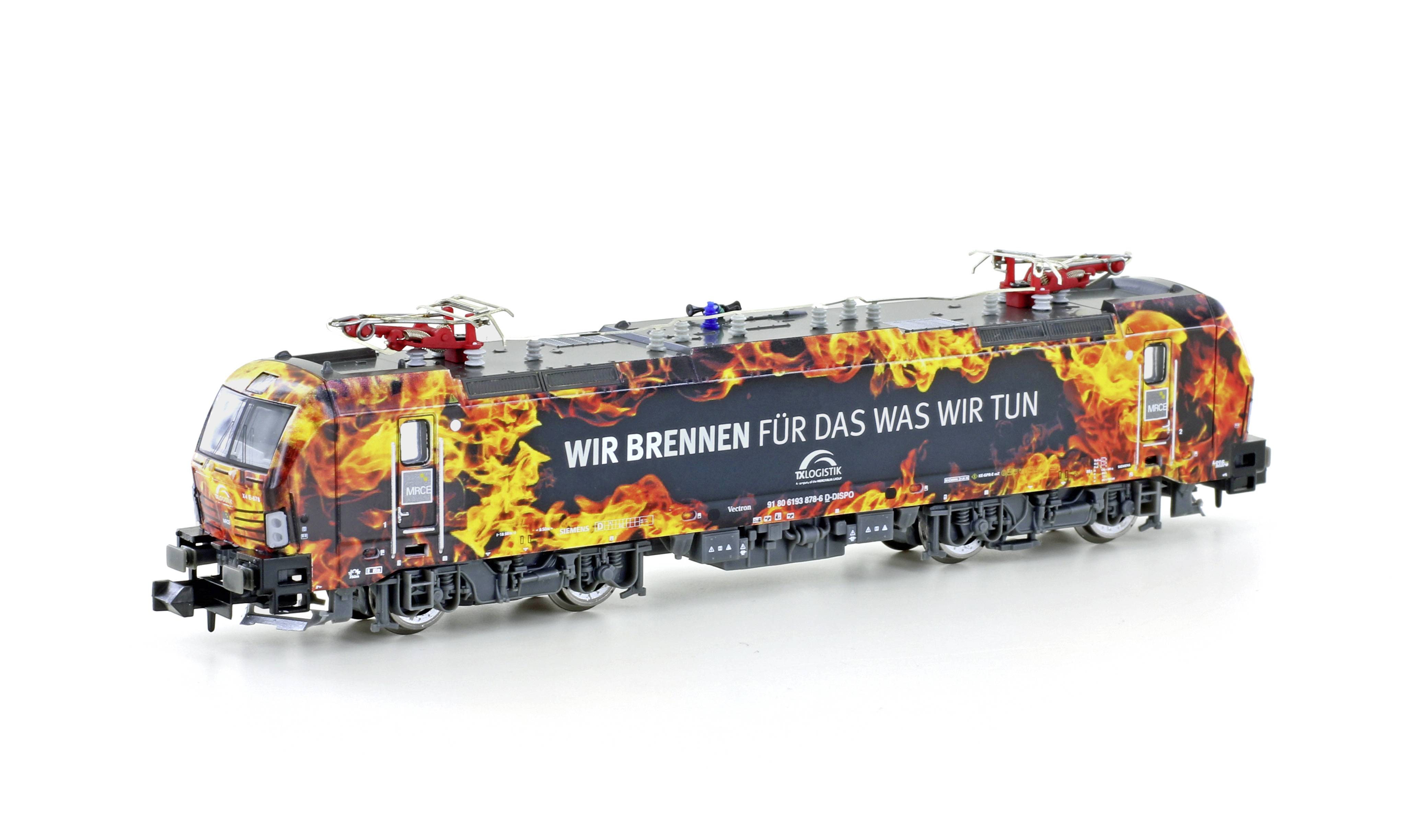 Hobbytrain H30151 N E-mozdony BR 193 878 Vectron TXL/Tűzben vagyunk