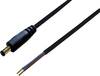BKL Electronic 075908-750 DC összekötő DC üreges dugó - Érvéghüvelyek 5.5 mm 2.1 mm 0.75 m 1 db önálló