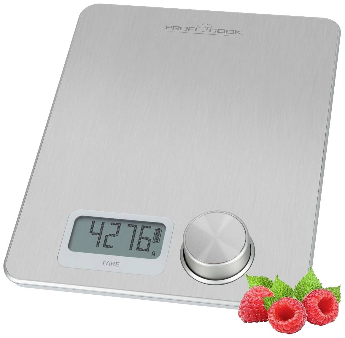 Profi Cook PC-KW 1263 Konyhai mérleg digitális Mérési tartomány (max.)=5000 g Nemesacél 233 x 188 x 30