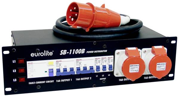 Eurolite CEE áramelosztó  30248376 400 V 32 A