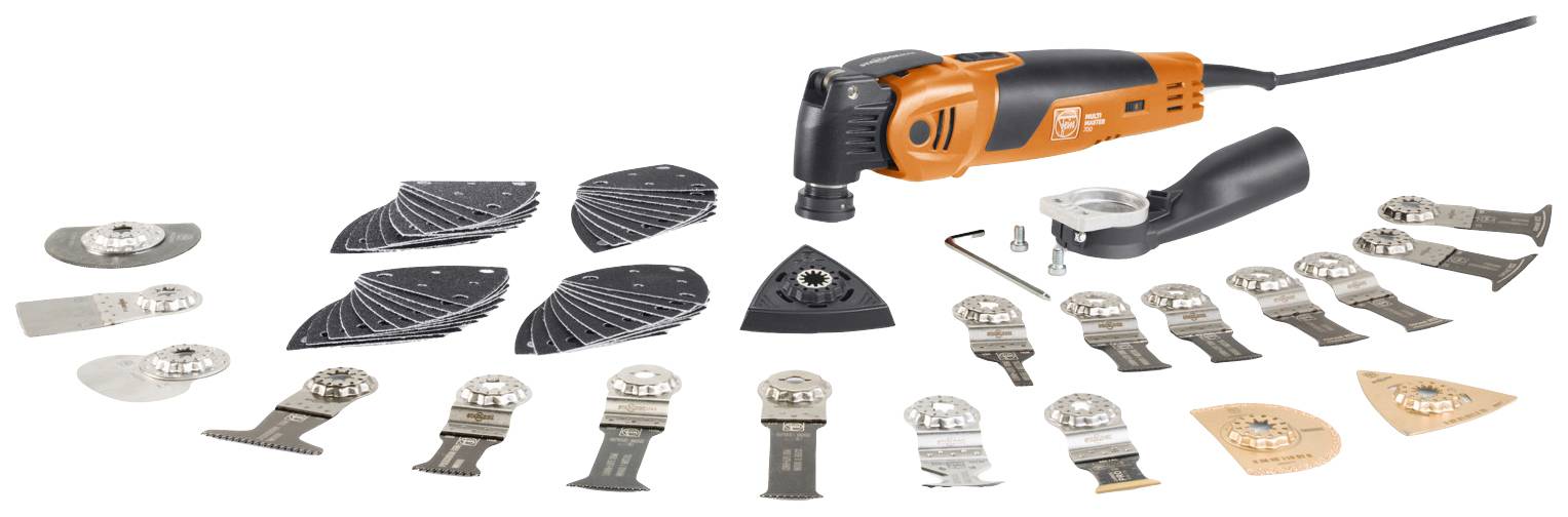 Fein Multimaster MM 700 Max Top 72296864000 Többfunkciós szerszám Hordtáskával 61 részes 450 W