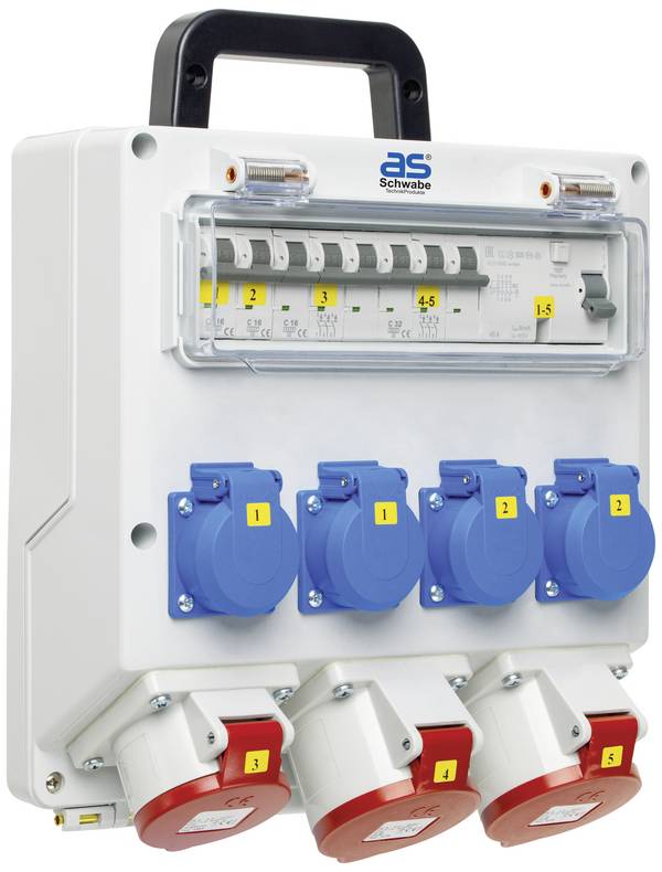 AS Schwabe CEE áramelosztó FIXO 12D 61519 400 V 32 A