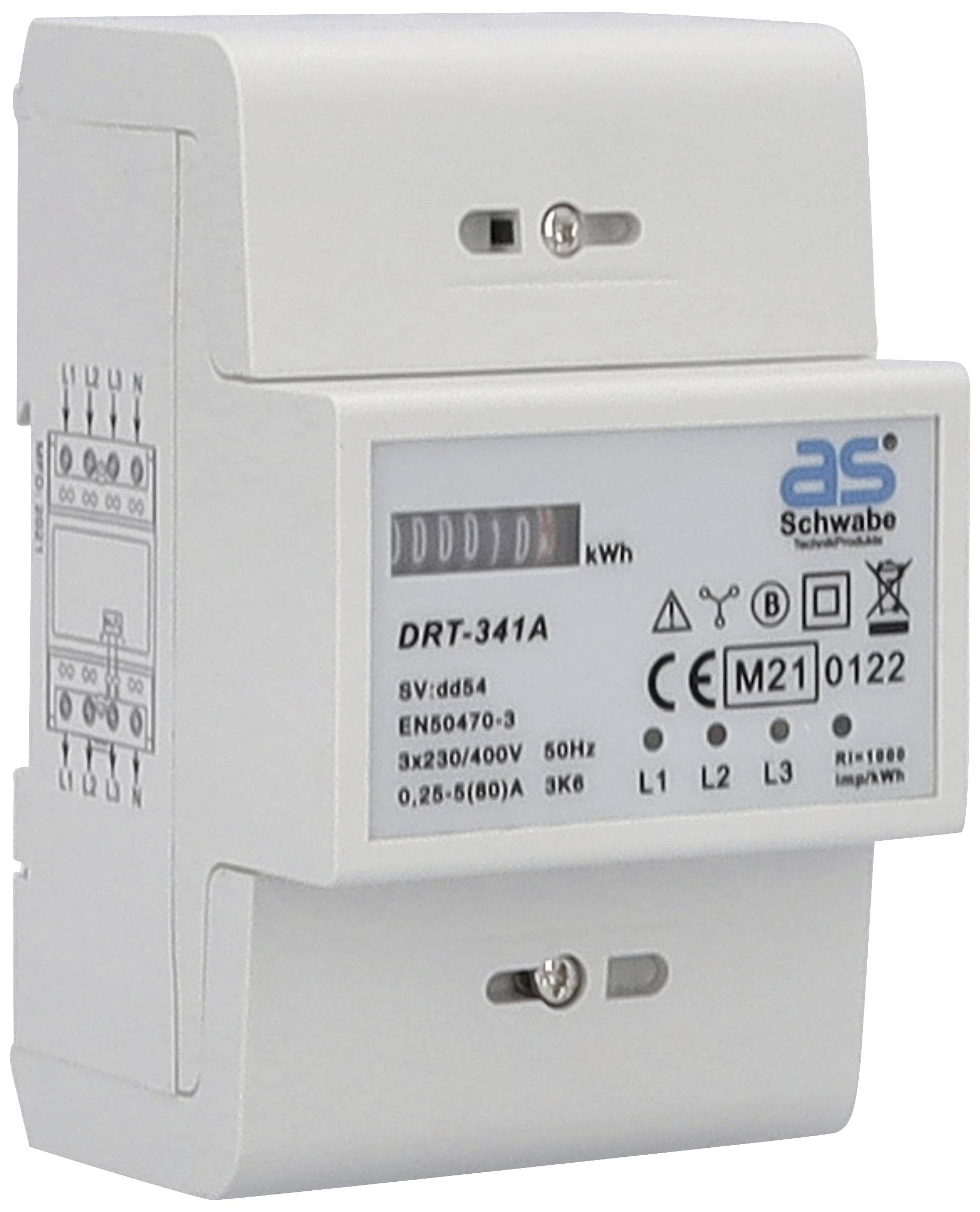 AS Schwabe 62512 Váltóáram fogyasztásmérő mechanikus MID konform: Igen 1 db