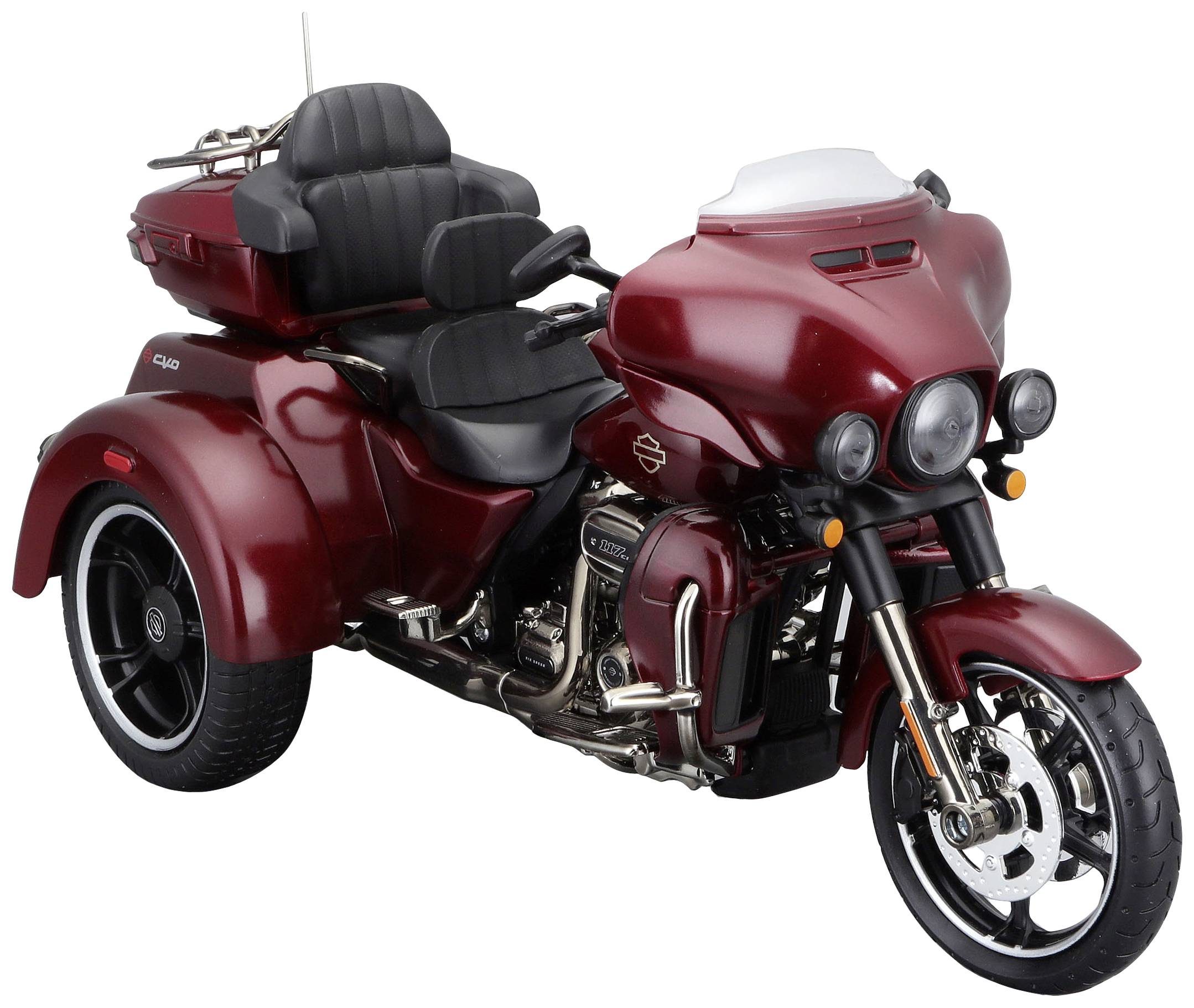 Maisto CVO Tri-Glide 2021, Rot 1:12 Autómodell
