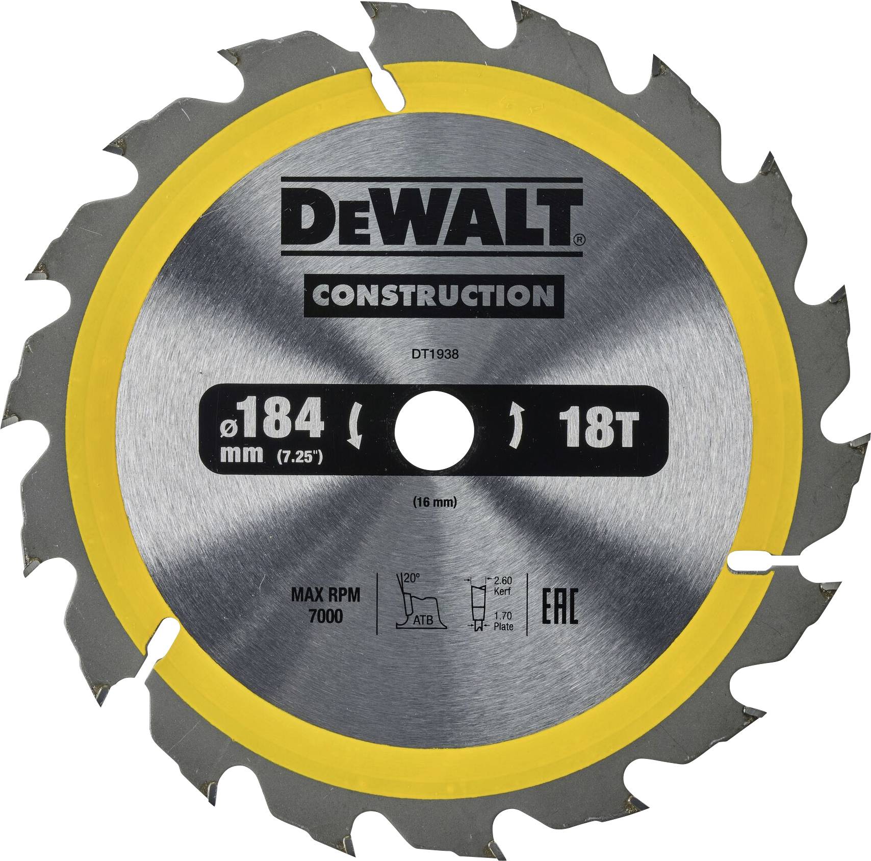 DEWALT DT1938-QZ Körfűrészlap 1 db