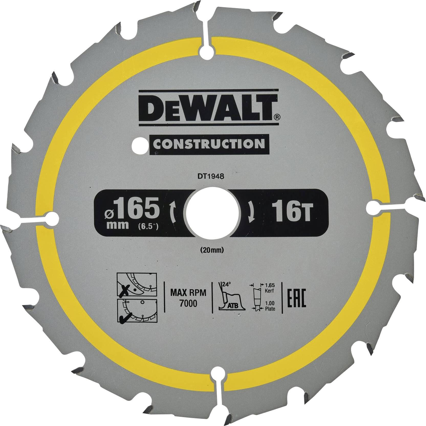 DEWALT DT1948-QZ Körfűrészlap 1 db