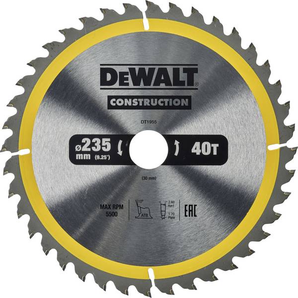 DEWALT  DT1955-QZ Körfűrészlap   1 db