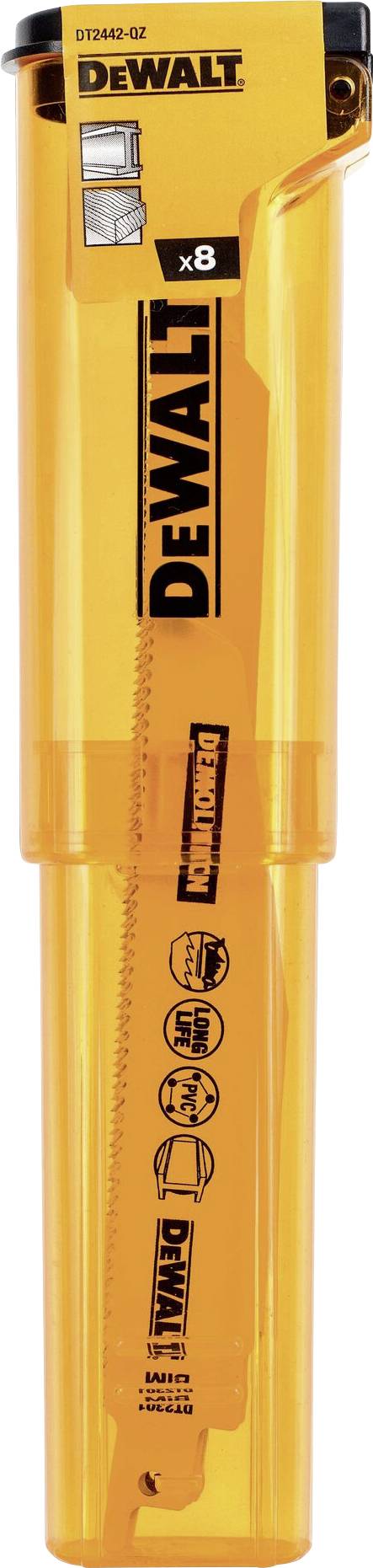 DEWALT DT2442-QZ Saebelsaegeblaetter BIM, készlet 8 db. 8 db