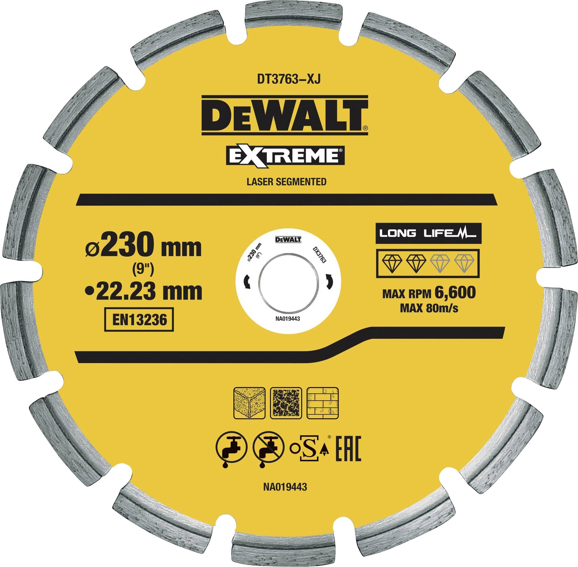 DEWALT DT3763-XJ DT3763-XJ Gyémánt bevonatú vágótárcsa 1 db