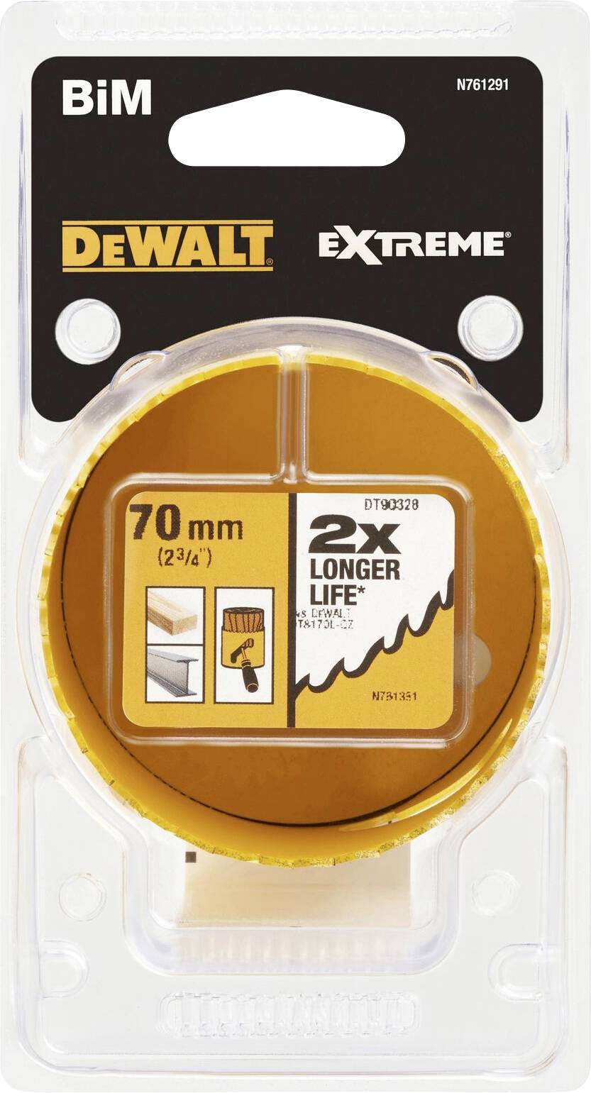 DEWALT DT90328-QZ DT90328-QZ Lyukfűrész 70 mm 1 db