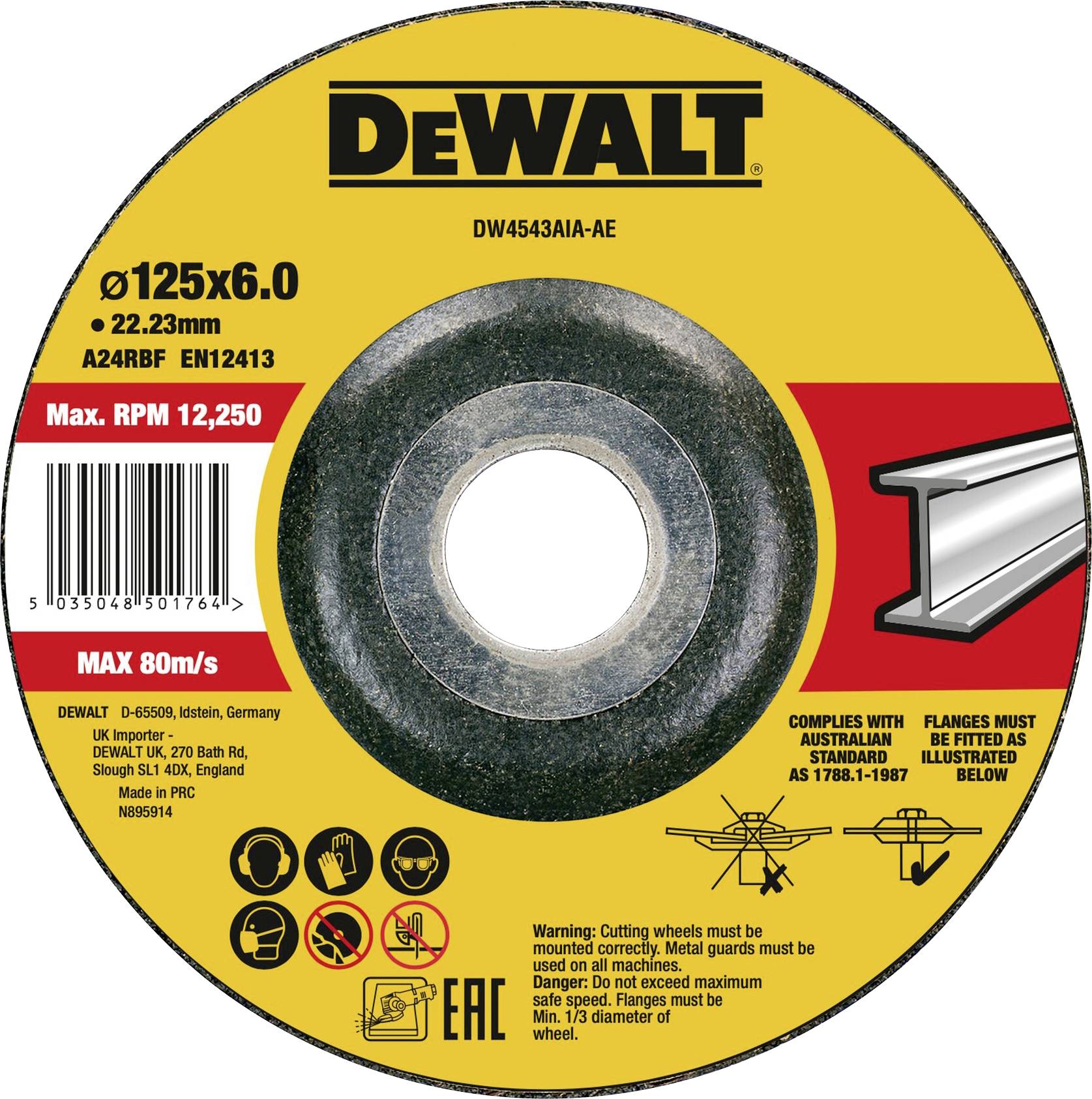 DEWALT DWA4514SIA-AE Csiszolókorong 1 db