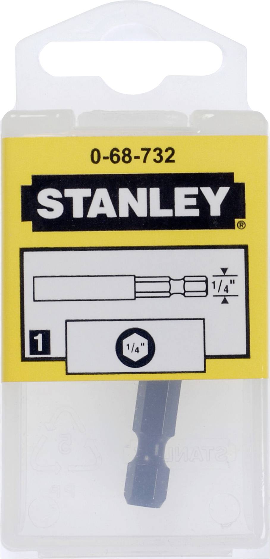 STANLEY Bittartó 60 mm 1/4 (6,3 mm)