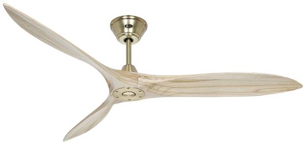 CasaFan ECO AIRSCREW 152 MG-NT Mennyezeti ventilátor  28 W (Ø x Ma) 1520 mm x 275 mm Sárgaréz Távirányítóval, Téli üzemmód