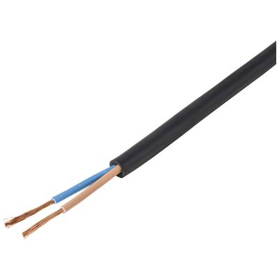 TRU COMPONENTS TC-11594928 Gumitömlős vezeték H07RN-F 2 x 4 mm² Fekete méteráru