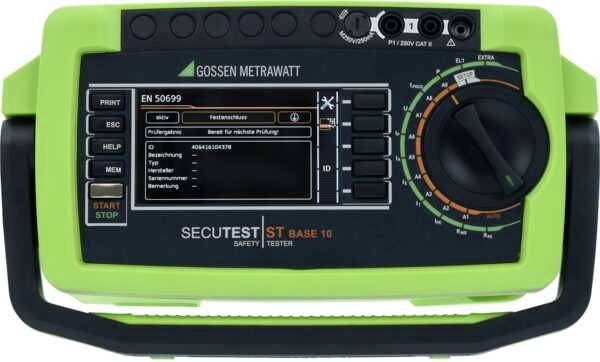 Gossen Metrawatt SECUTEST LEMONGREEN Készülékteszter készlet Kalibráció (DAkkS) VDE szabvány 0701-0702, 0544, 0751