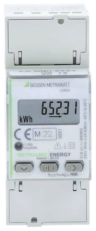 Gossen Metrawatt U282B METRALINE ENERGY U282B Váltóáram fogyasztásmérő digitális MID konform: Igen 1 db