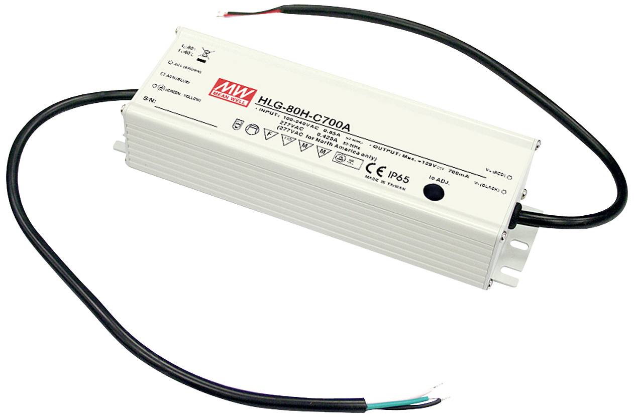 MEAN WELL LED transzformátor 89.95 W 350 mA 167 - 257 V Dimmelhető 1 db
