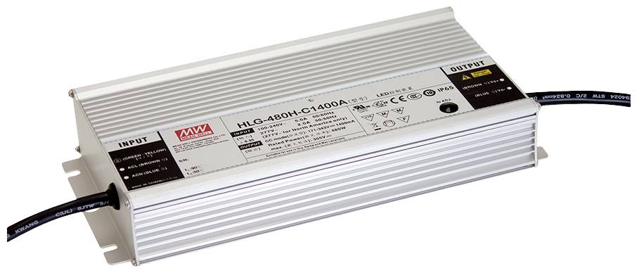 MEAN WELL LED transzformátor 481 W 2.1 A 114 - 229 V Dimmelhető 1 db