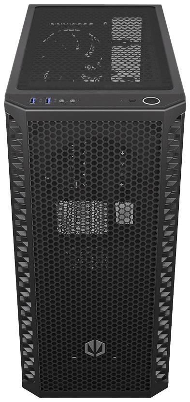 endorfy Signum 300 Solid Midi torony Számítógép ház Fekete 1 előre telepített hűtő, Porszűrő-13