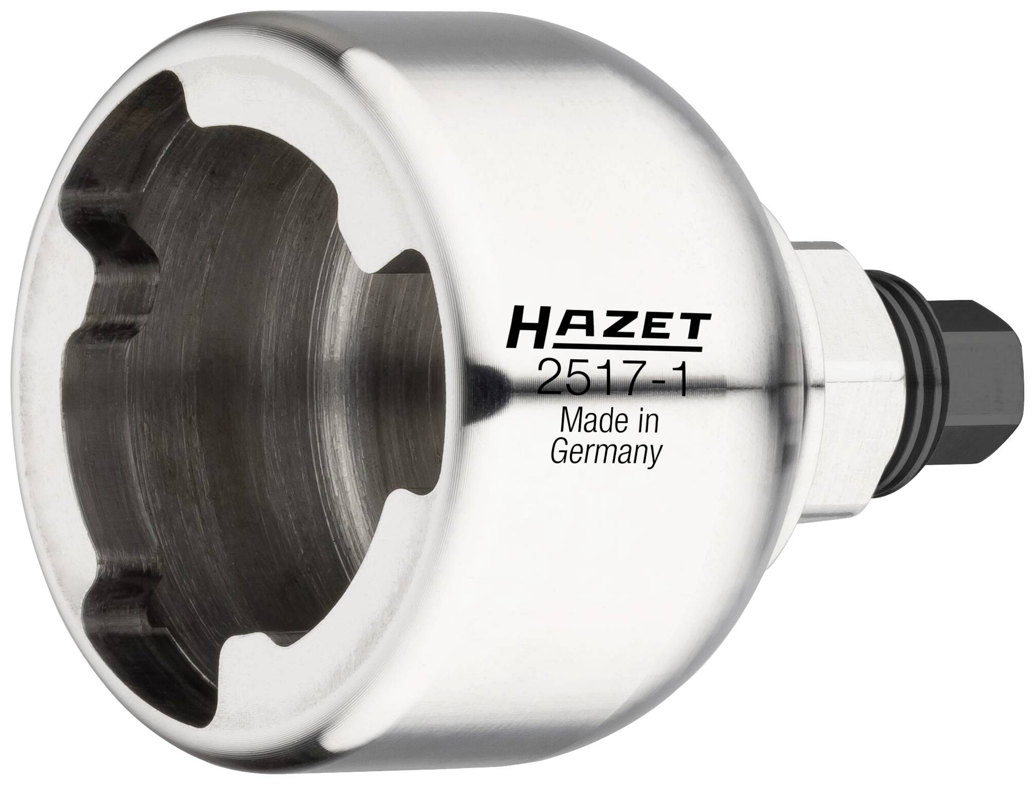 Fémes szerszám 'Hazet 2517-1 Made in Germany' felirattal, amely bizonyos mechanikai alkalmazásokhoz használatos.