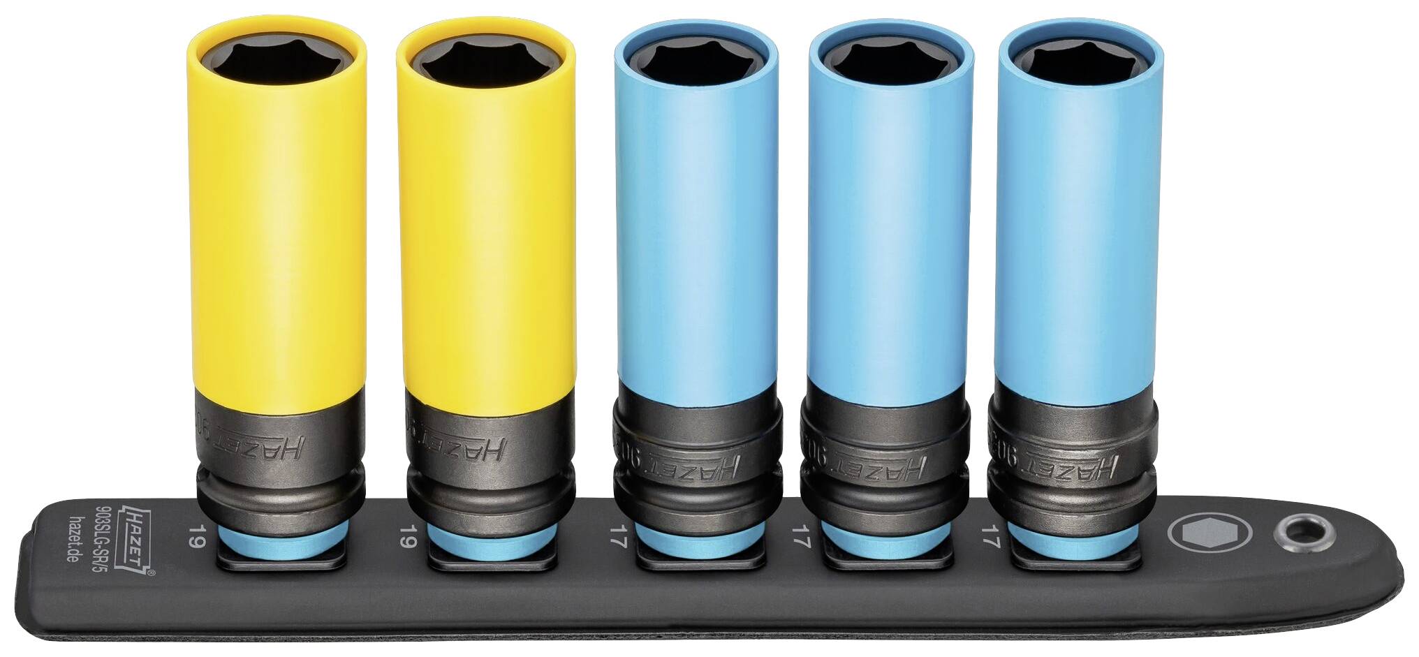 Hazet 903Slg-SR/5 903Slg-SR/5 Külső hatlap Dugaszsor 5 részes Négylap, 1/2 (12,5 mm)