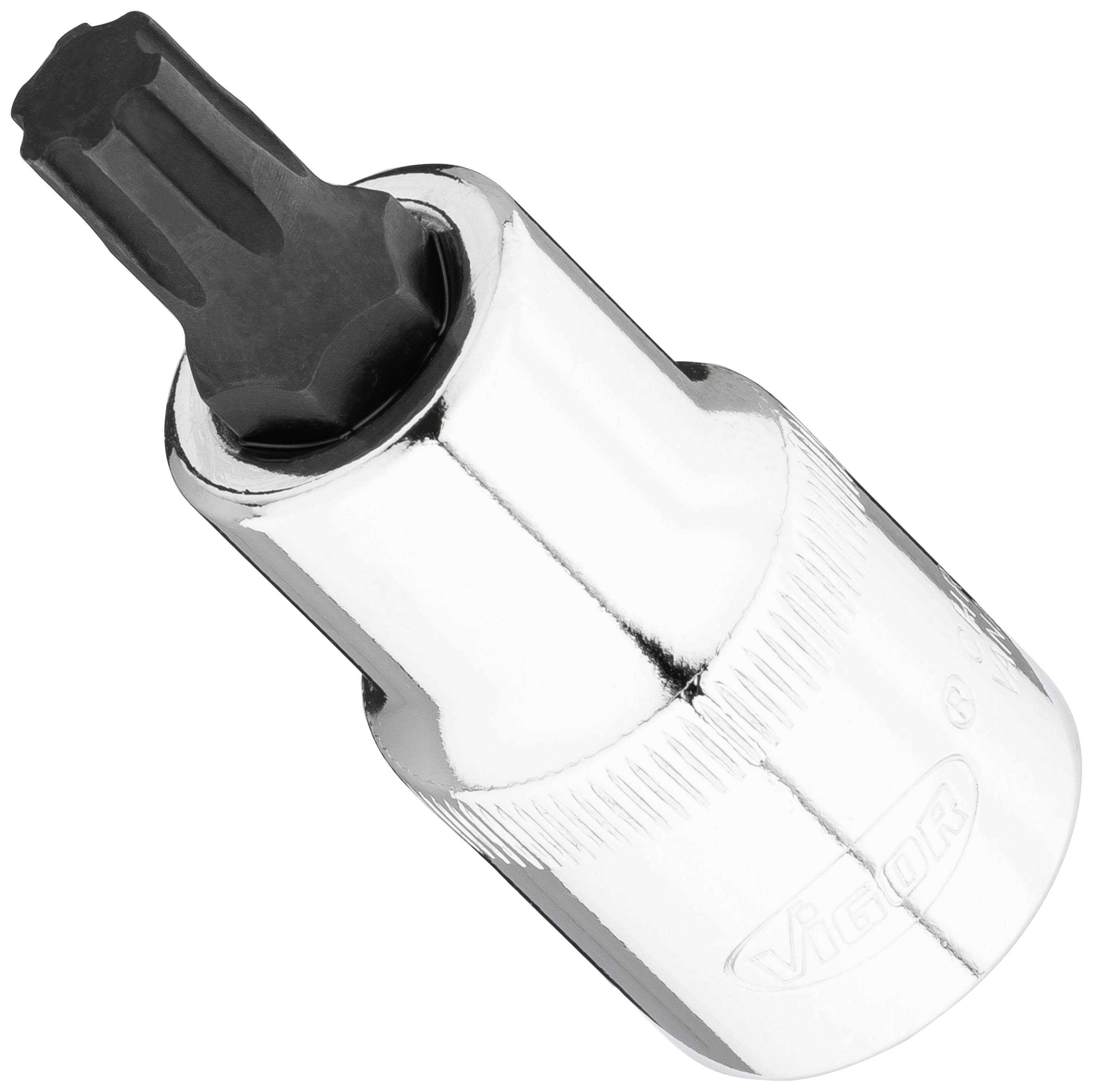 Vigor V7055-IP45 T+ profil Csavarhúzó betét 12.5 mm 1/2 T 45 1 db Négylap, 1/2 (12,5 mm)
