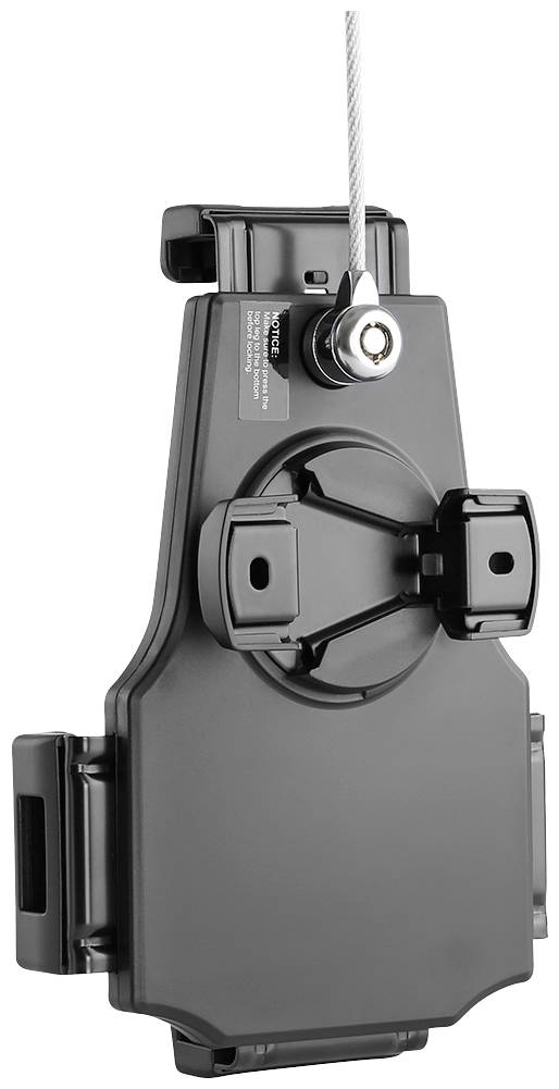 Egy fekete, téglalap alakú eszköz, amelynek csipeszei vannak egy kötélre történő rögzítéshez. Úgy tűnik, biztosítási vagy rögzítési célra szánták.